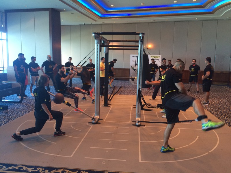 Technogym Launched SKILLMILL For Optimal Athletic Performance Training and OMNIA new iconic product for functional training at Le Royal Hotel Dbayeh on May 20,2016.